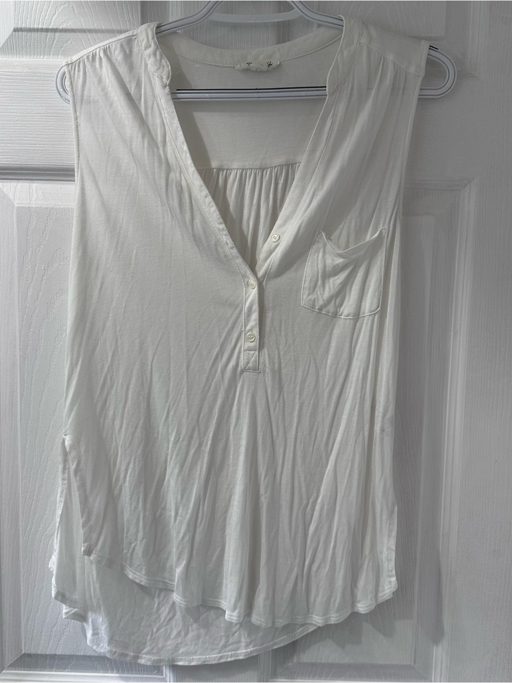 Dynamite White Sleeveless tank top